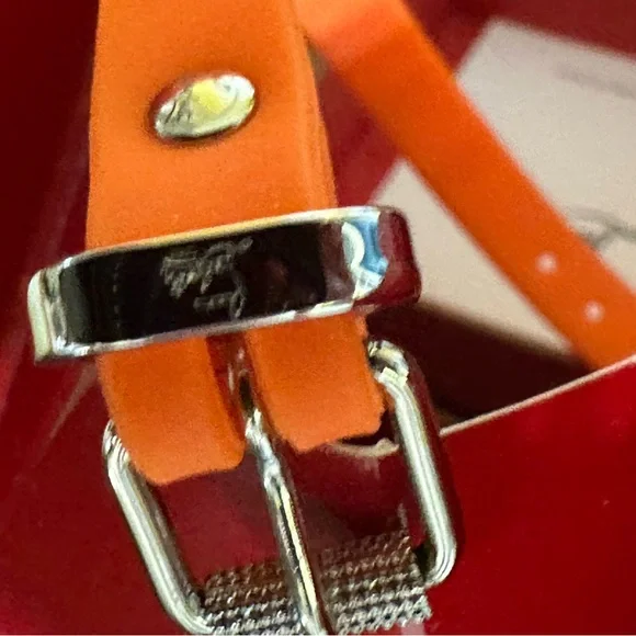 Christian Louboutin Spiked Orange Bracelet - Picture 6 of 8